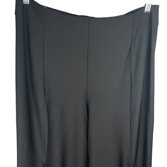 LYSS’E Women’s Black Wide Leg Bell Bottom Pants. XL  WhimseyGoth Punk Unique - Picture 3 of 9